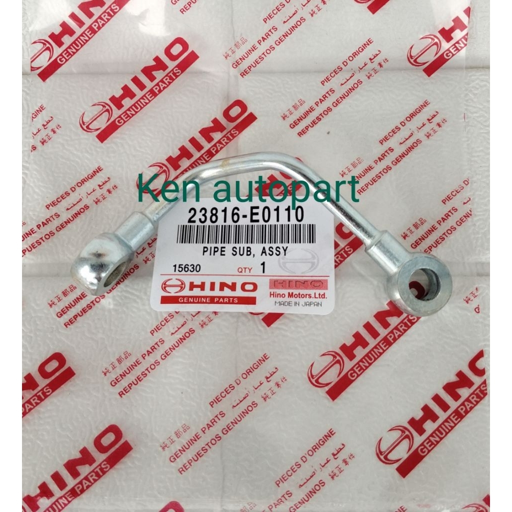 PIPA INJEKSI 23816-E0010 PIPA INJECTIONK PIPA PUMP BOSPOM HINO DUTRO 130 DYNA HT130 DYNASAURUS