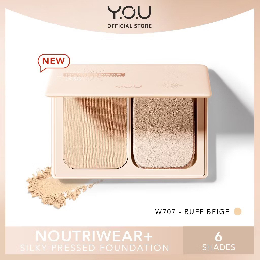 YOU SILKY FOUNDATION NOUTRIWARE 24H BEDAK PADAT