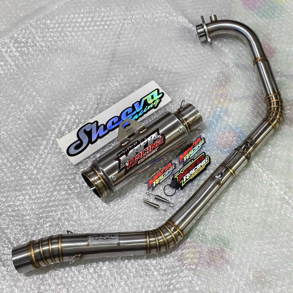 KNALPOT RACING MAFIA SATRIA FU INJEKSI FUFI 150 FU INJEKSI SATRIA FI FULLSYSTEM ORIGINAL MAFIA