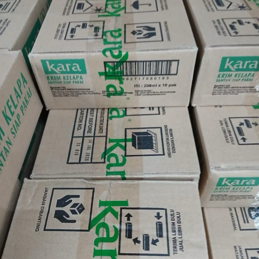 

Kara Krim Kelapa Santan Siap Pakai 1Karton (Isi 10 x 200ml)