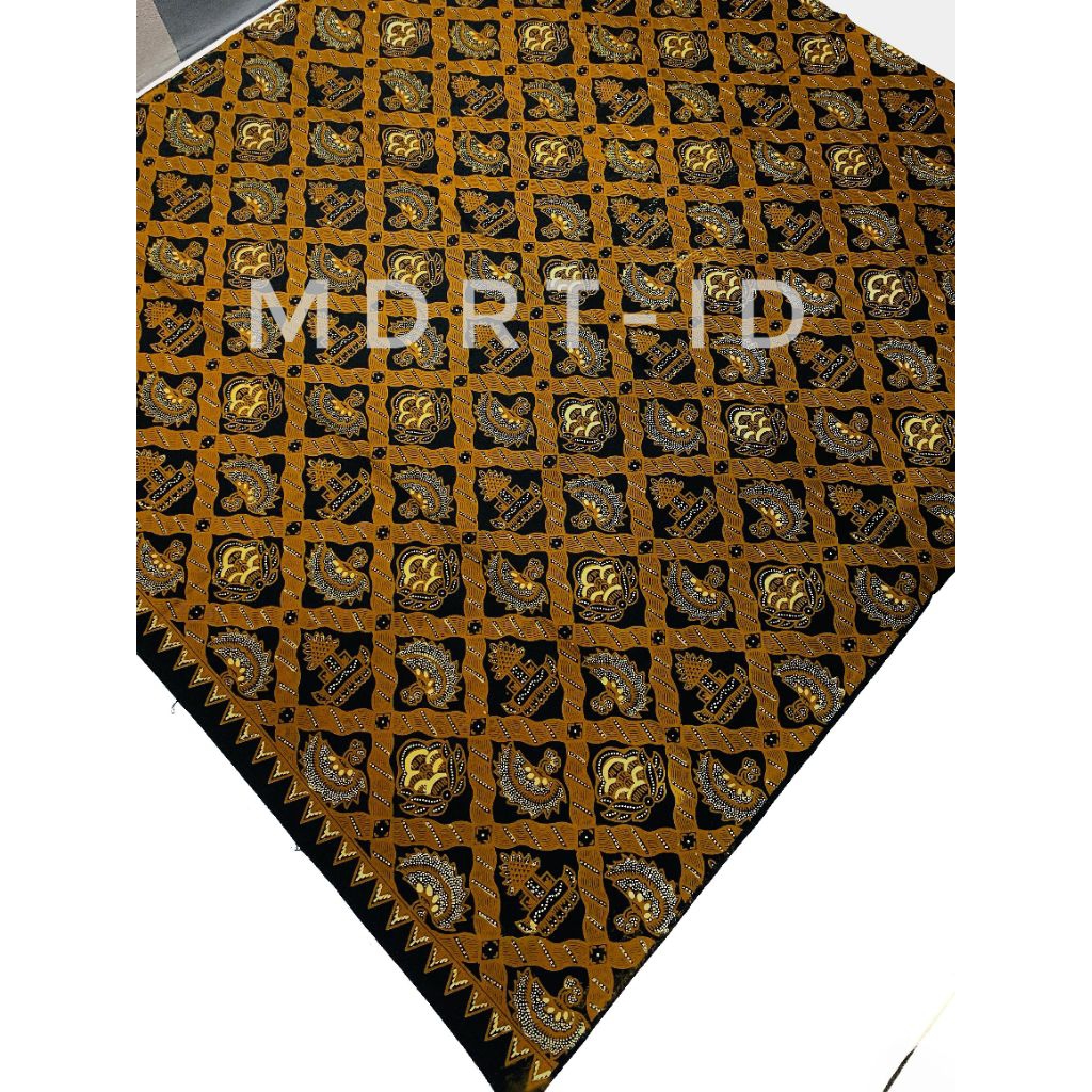 Kain jarik batik sogan Sidomukti batik tulis halus - batik cap kombinasi batik tulis