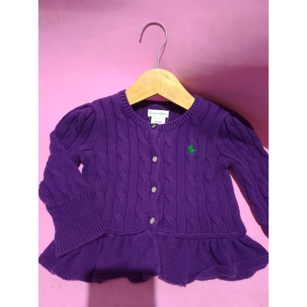 cardigan kepang Polo RL anak