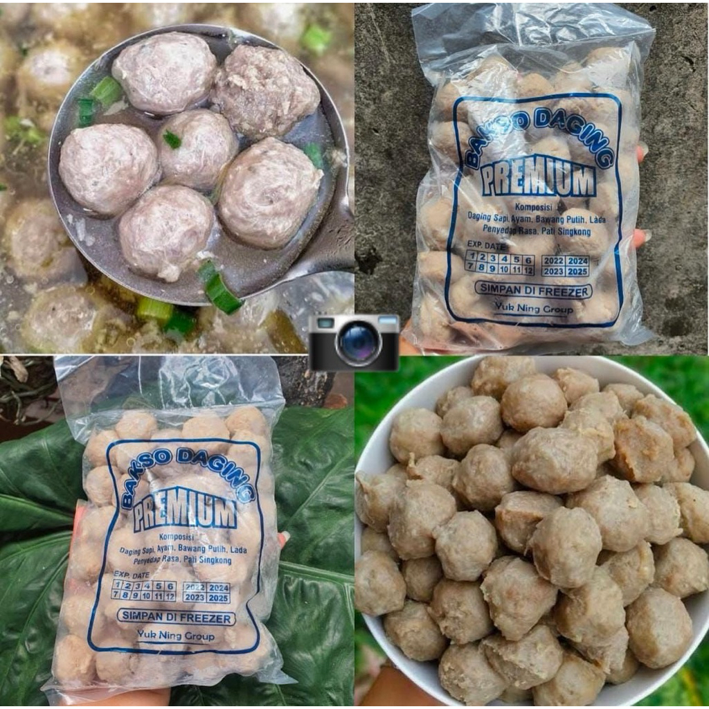 

Bakso daging premium/Pentol daging premium by yuk ning group isi-/+40bj 450gr