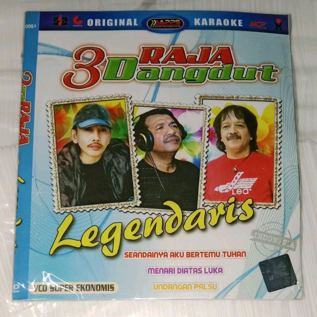 VCD 3 RAJA Dangdut LEO WALDY IMAM S ARIFIN CACA HANDIKA V CD Karaoke ORIGINAL
