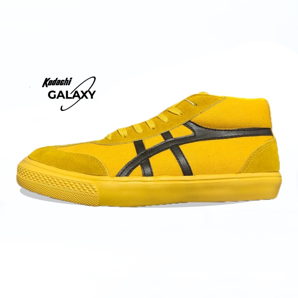 Sepatu Kodachi Galaxy Kuning Hitam / Sepatu Kodachi Kasual Pria Wanita BINB Original 100%