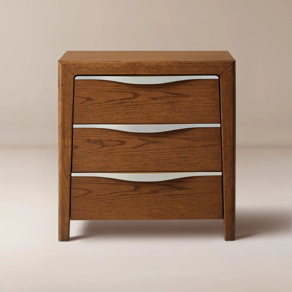 Nakas Aesthetic | Nakas Samping Tempat Tidur Ivar Kayu Jati Finishing Antik