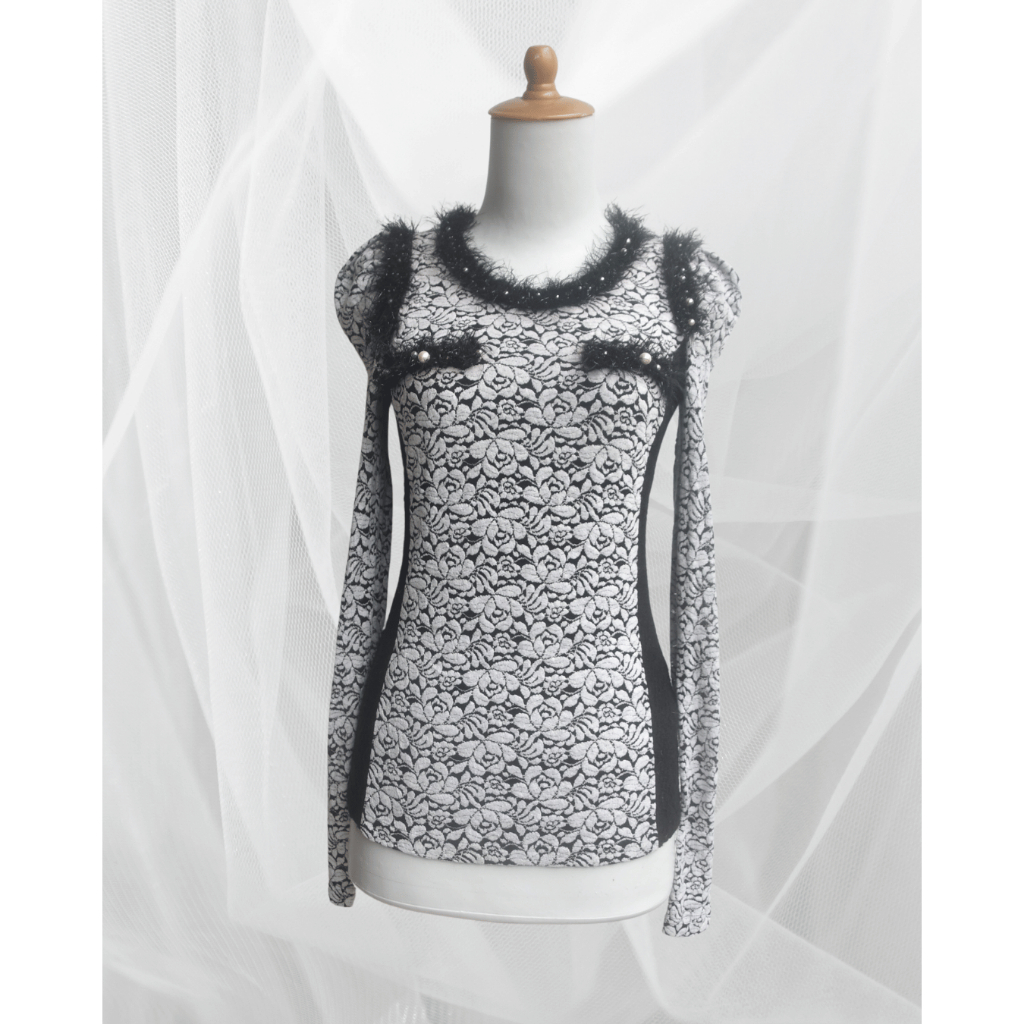 Egoist y2k  long sleeves blouse top