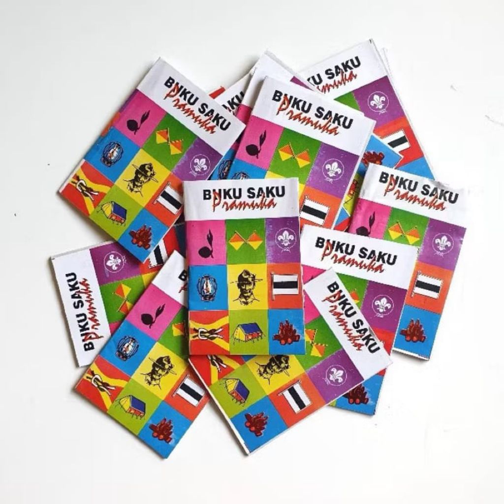 Buku Saku Pramuka Sekolah - Buku saku Pramuka Cover Warna Warni - Buku Saku Siaga Penggalang Penegak