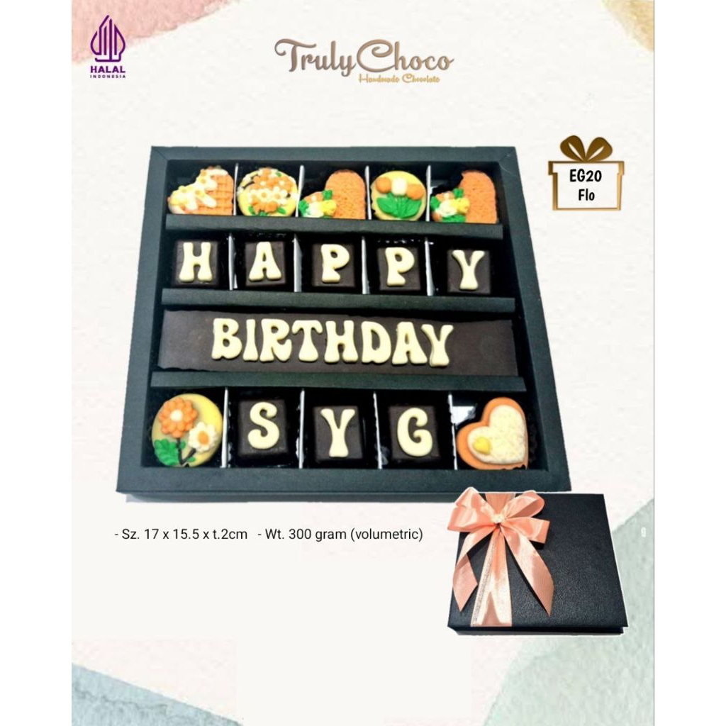 

Hadiah Spesial coklat trulychoco ulang tahun anniversary