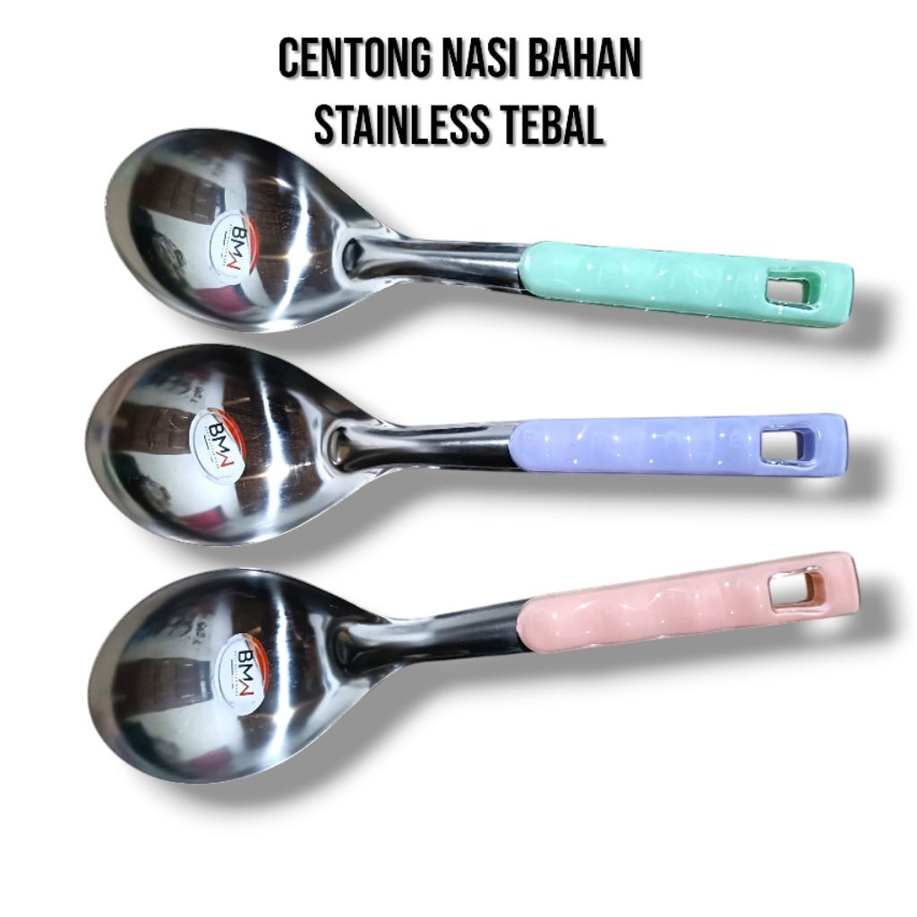 Centong Nasi Stainless Tebal