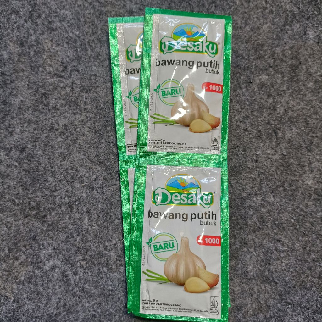 

[isi 12] Desaku Bawang Putih Bubuk Murni Asli Renceng Renteng isi 12 pcs