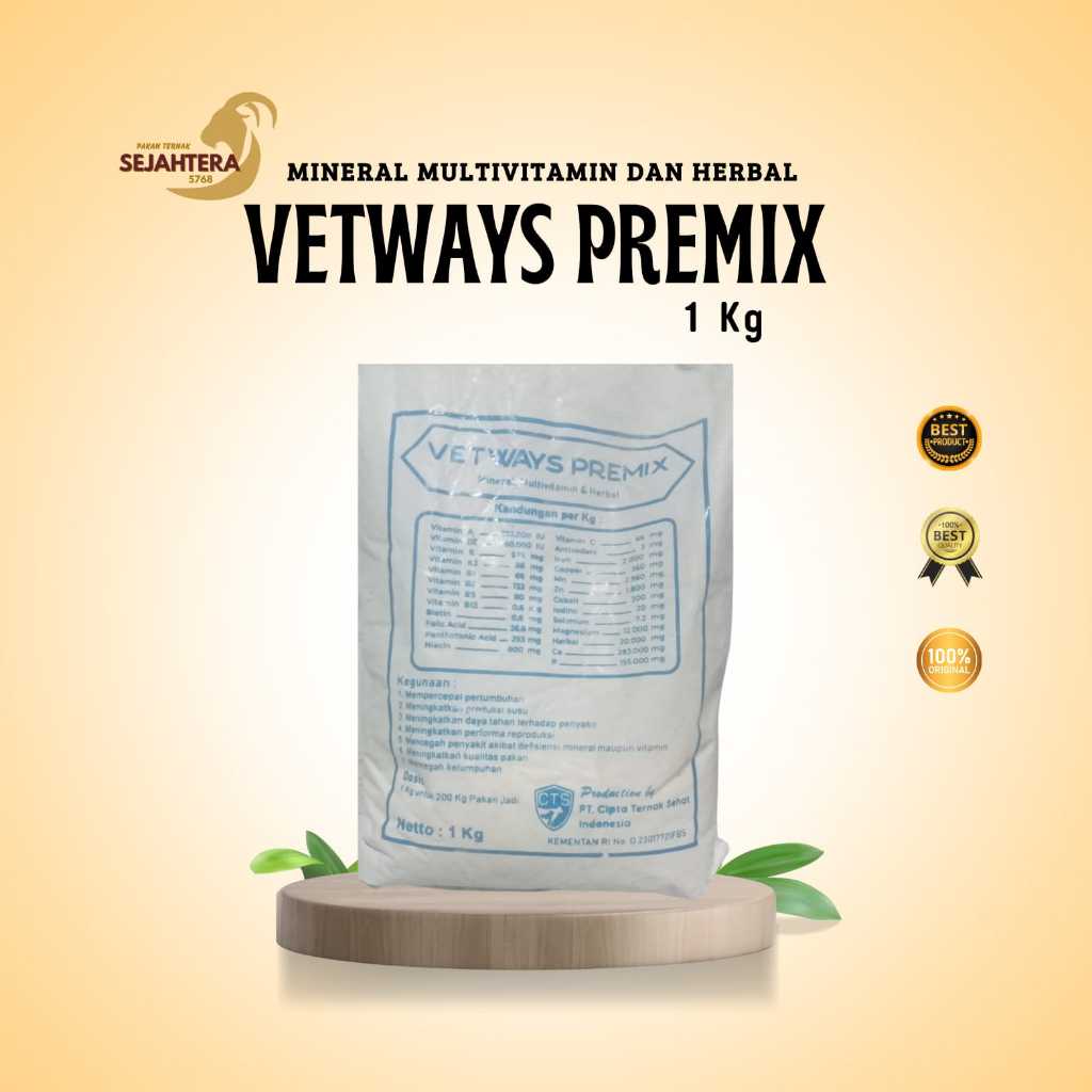 Premix Vetways (mineral,multifitamin dan herbal)