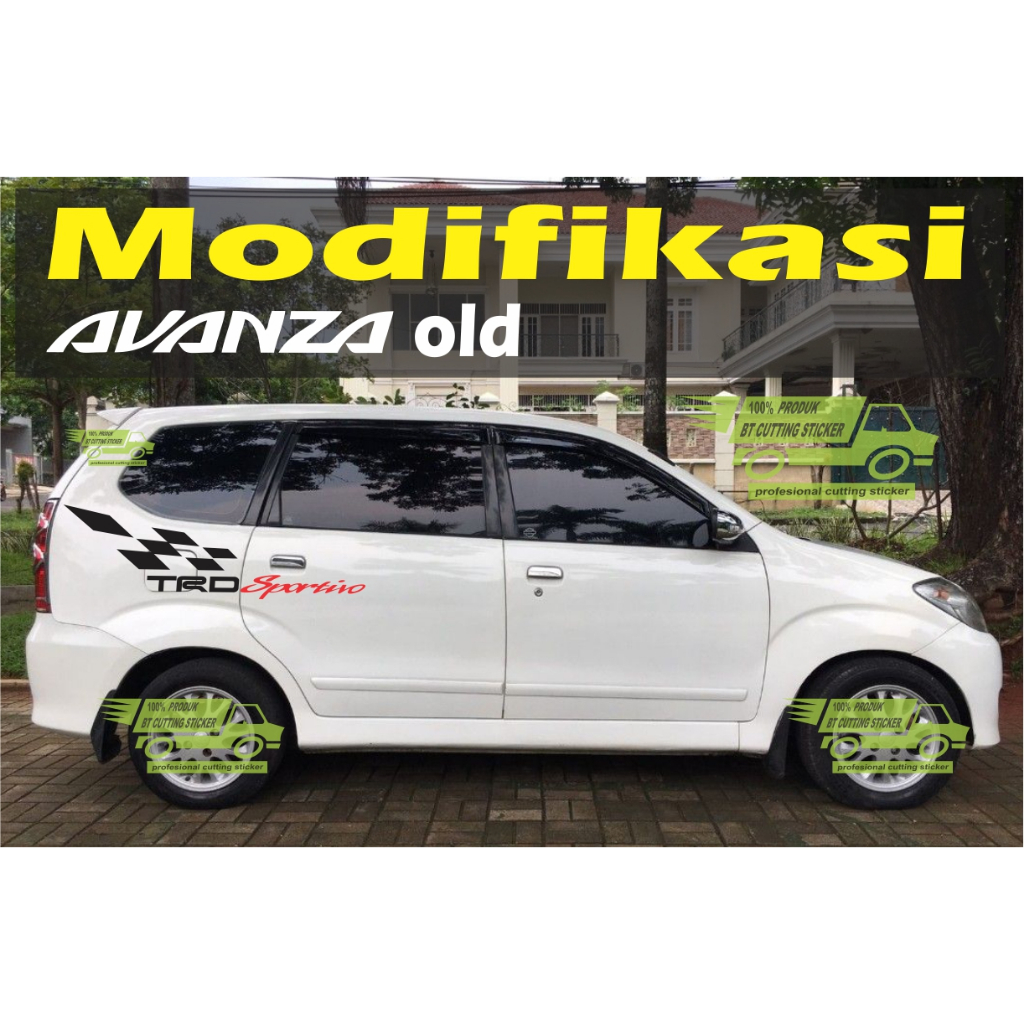 OLD7 Sticker Avanza OLD tahun 2003 - 2011 / Stiker Striping Mobil Avanza old / Stiker Xenia OLD