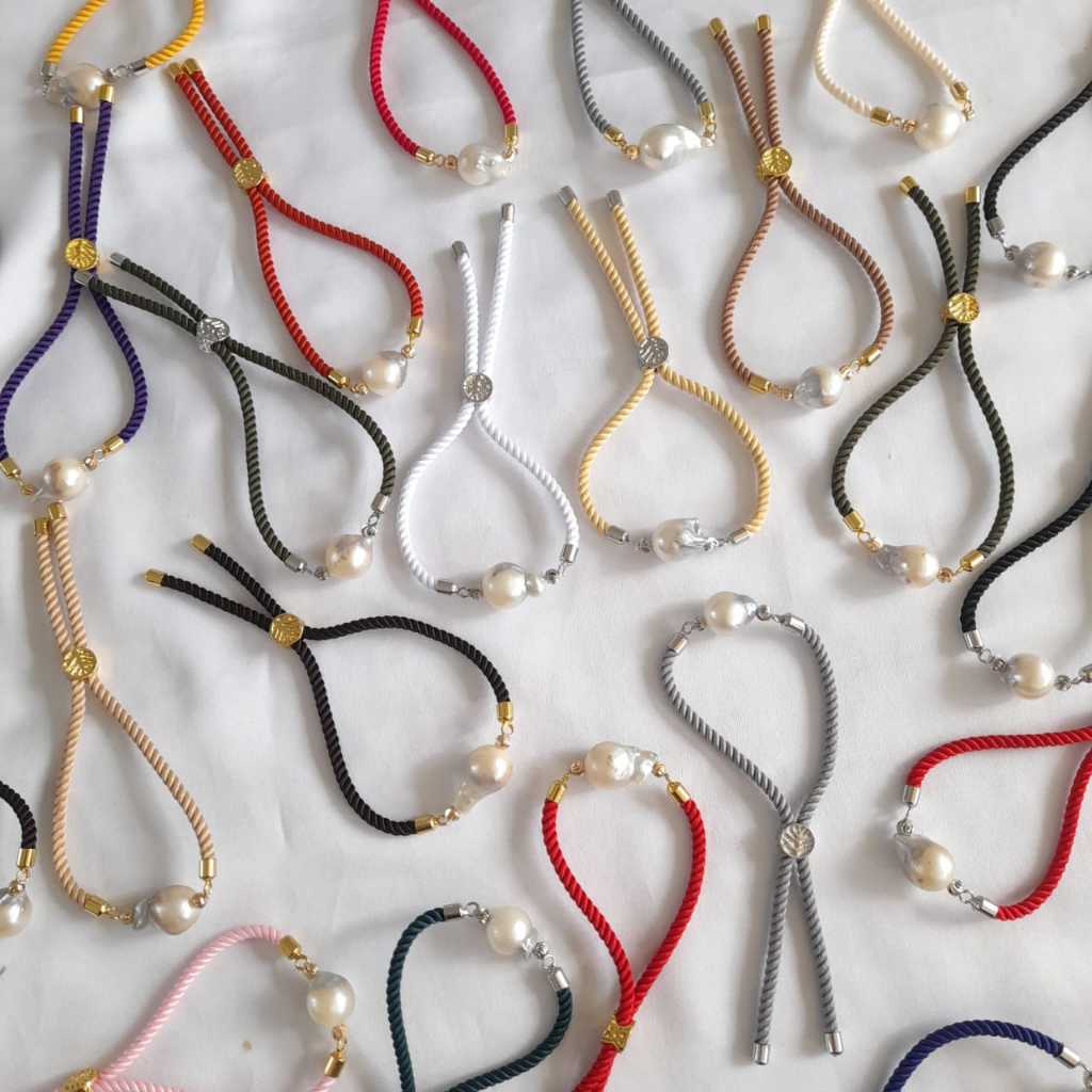 Gelang tali mutiara air laut