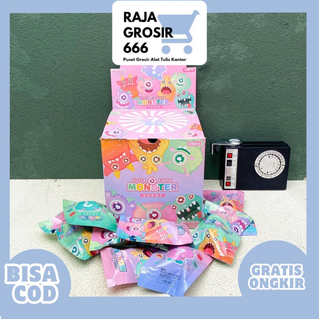 

PENGHAPUS MISTERY BAG LITTLE MONSTER ER-1962 eraser hapusan lucu imut kado unik souvernir murah setip