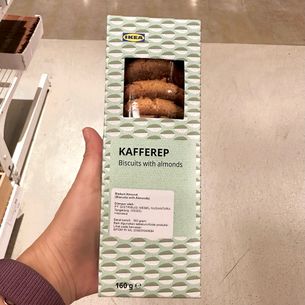 

Kafferep Biskuit Almond 160gram