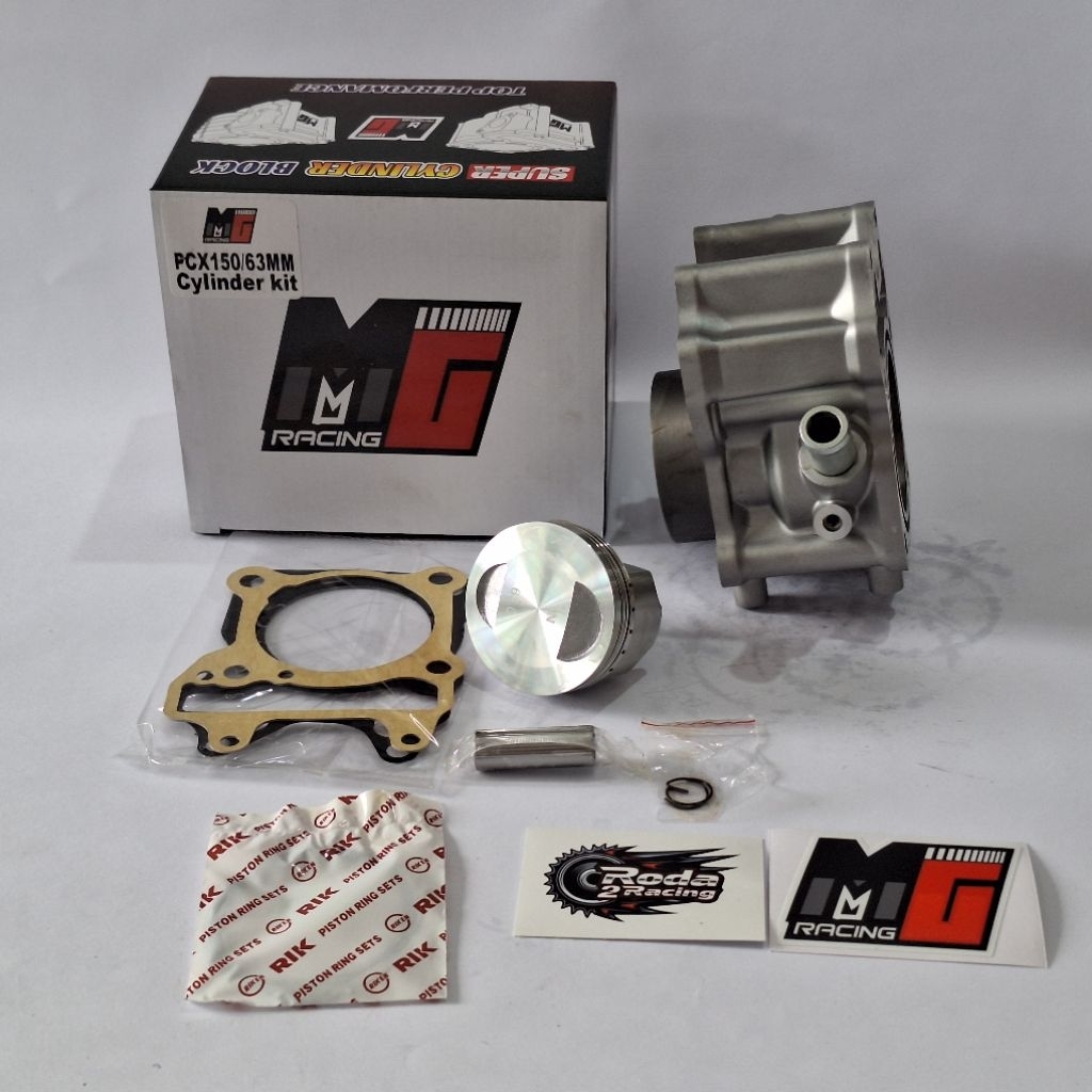 BLOK SEHER BORING PAKET BORE UP Honda Vario 150 / PCX 63 MM Iron Casting