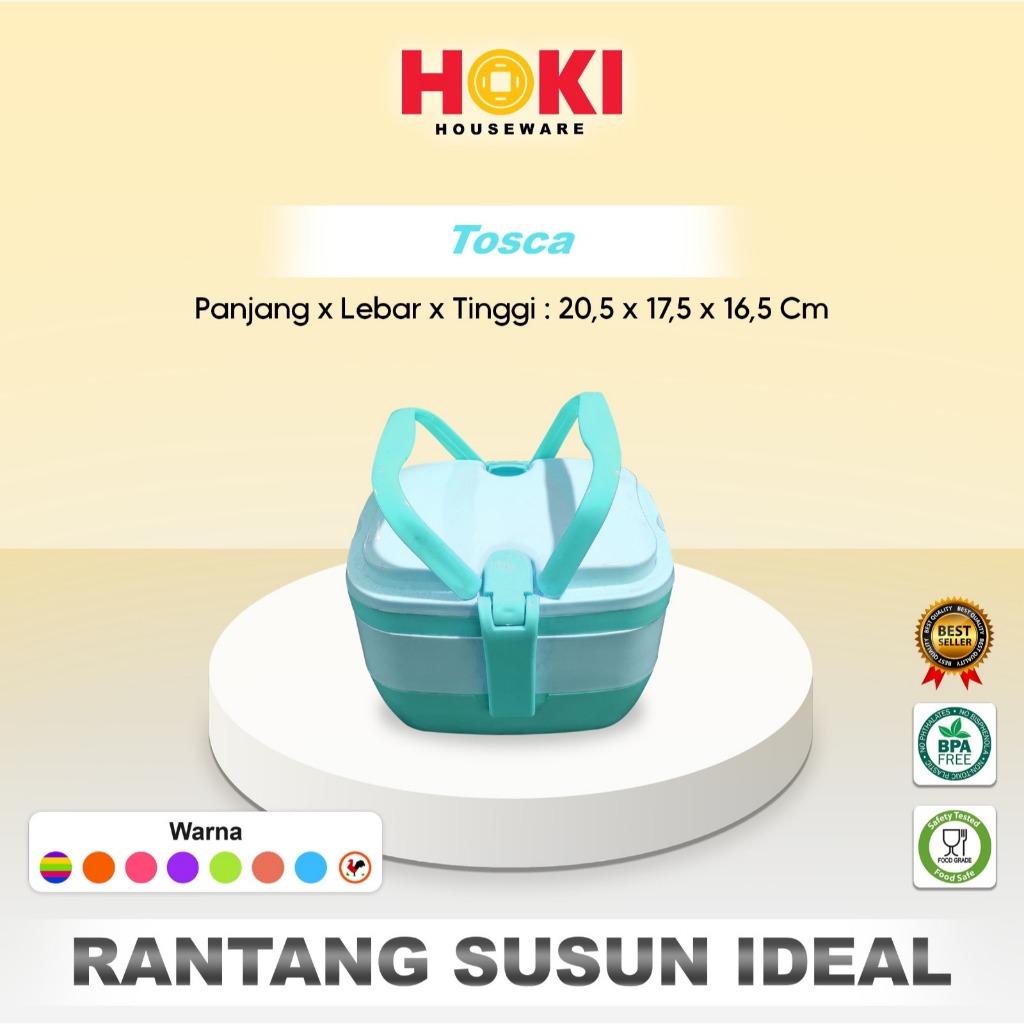New Product Rantang Susun Ideal / Rantang Set / Rantang Minimalis / Rantang Susun Plastik