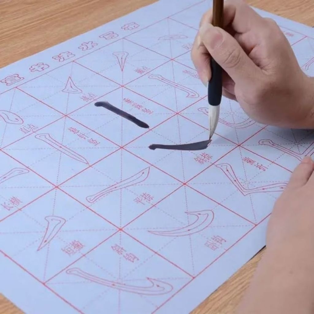 

Kain Latihan Menulis Kaligrafi Bahasa China Tanpa Tinta 3Pcs/Set Bisa Dipakai Ulang