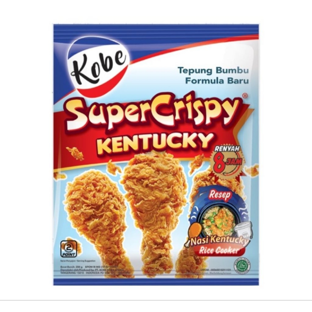 

Kobe Super Crispy Tepung Bumbu Kentucky 200 g