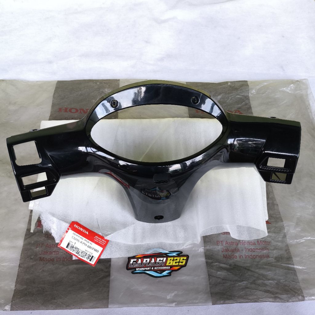 53206-KPH-880FMB cover batok belakang karisma x karisma d 125 hitam original AHM