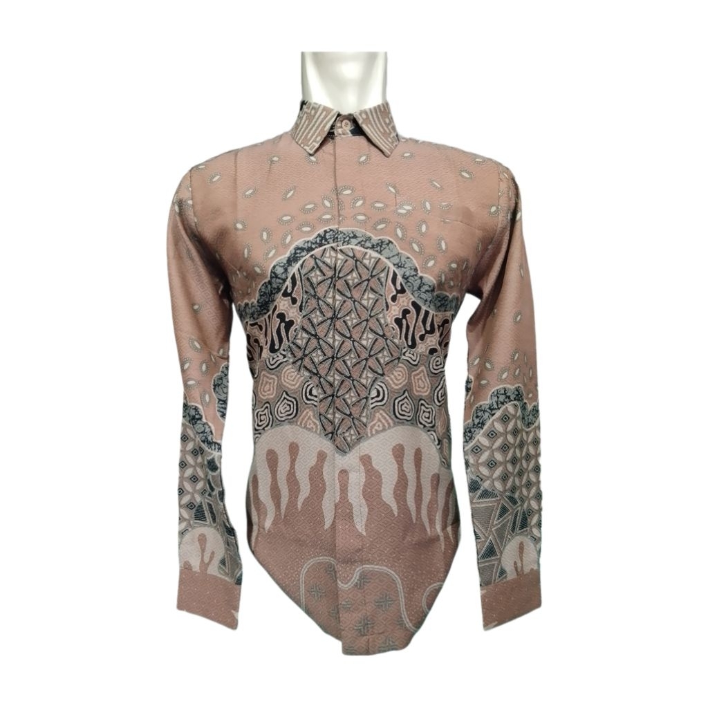 Batik pria Exclusive/kemeja batik pria bahan Dobby