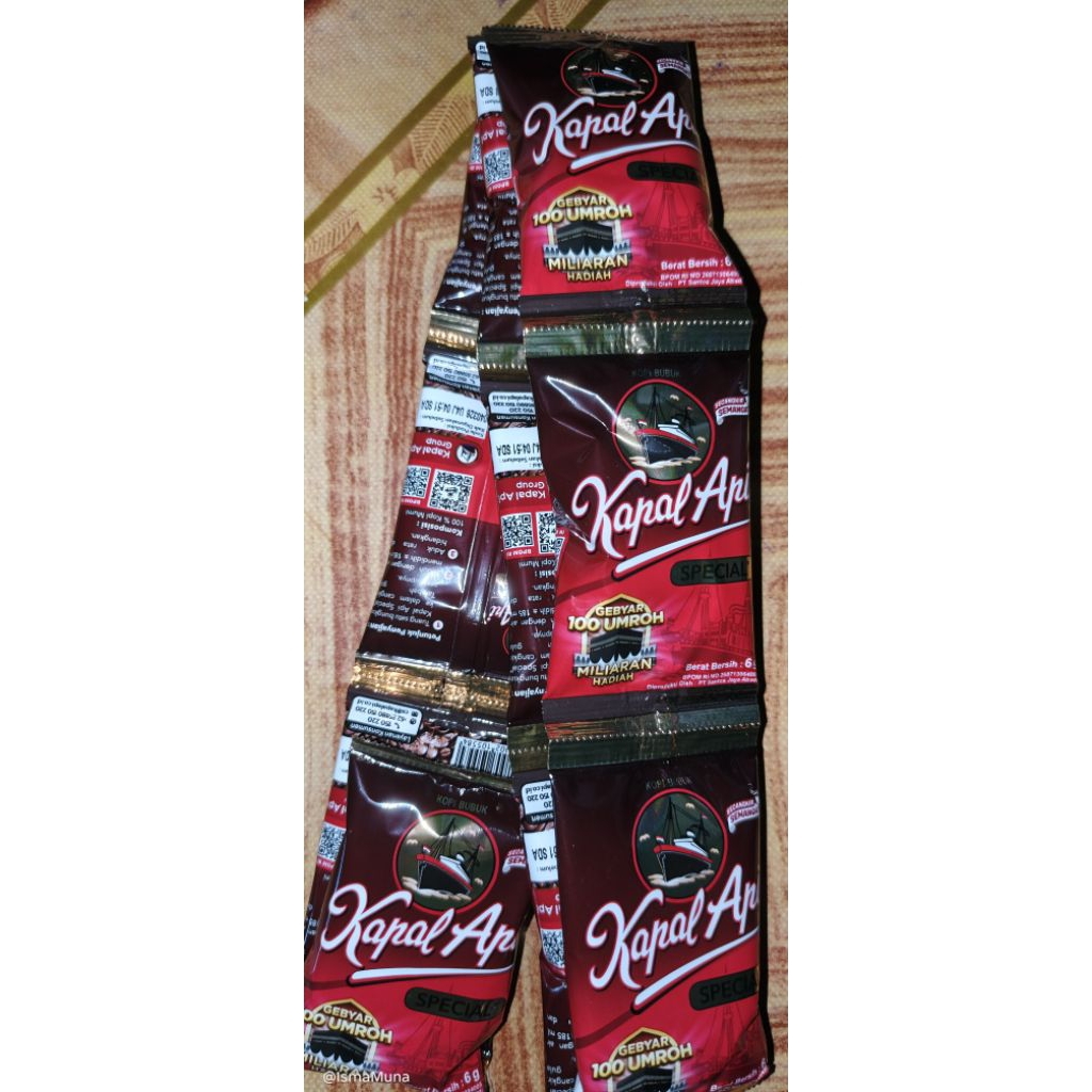 

10 pcs Kopi Kapal Api Mini Sachet Renceng 6 gram