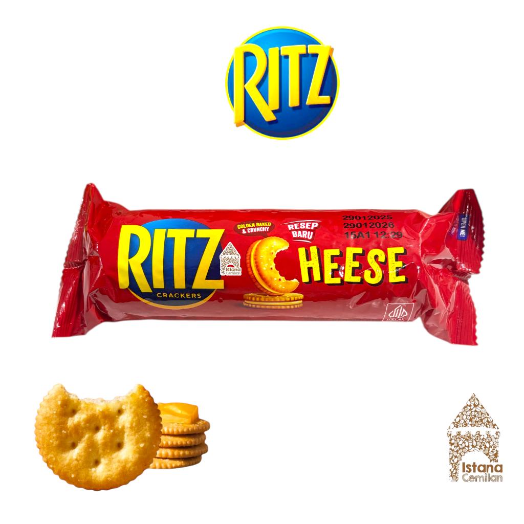 

RITZ Sandwich Cracker Cheese Krekers Keju / Cokelat 91 Gram