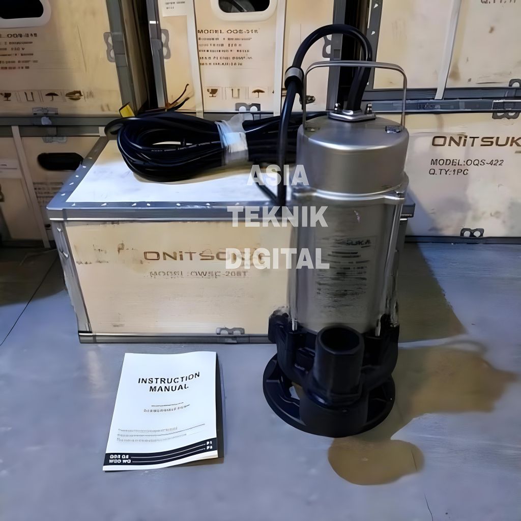 Pompa Celup Air Kotor Sewage ONITSUKA OQS-422T 380V 4" Kapasitas Besar