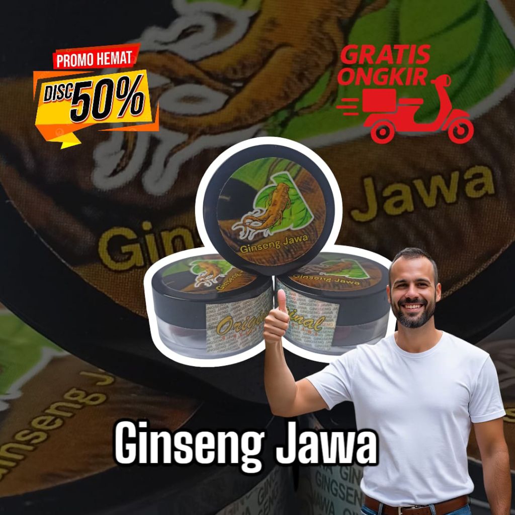 

ginseng jawa madu alam herbal stamina kuat tahan lama