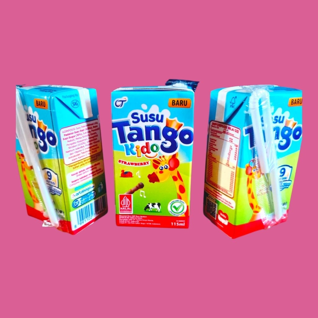 

Susu Tango Kido Stroberi 115ml