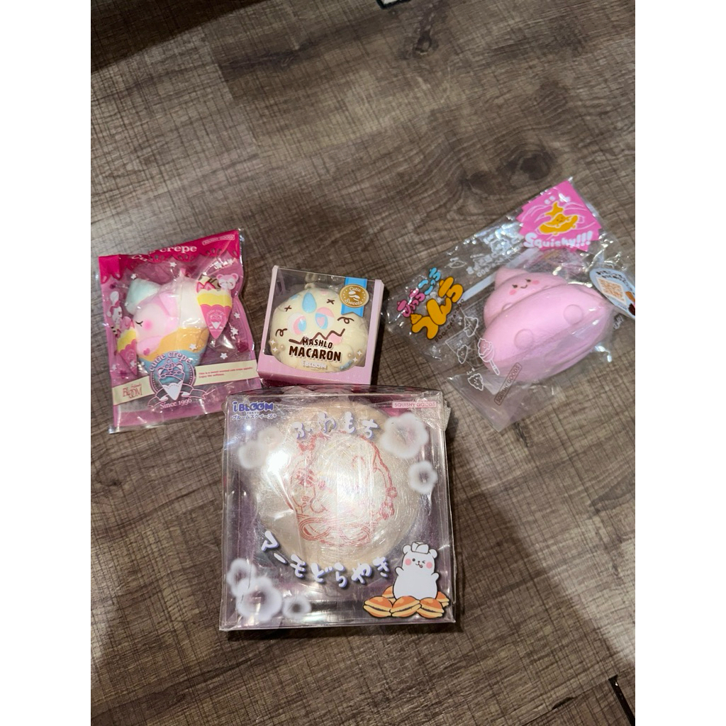 IBLOOM DEGORA MASHLO MACARON, CUTIE CREPE, POO CA BOO PINK, DORAYAKI PUTIH WHITE