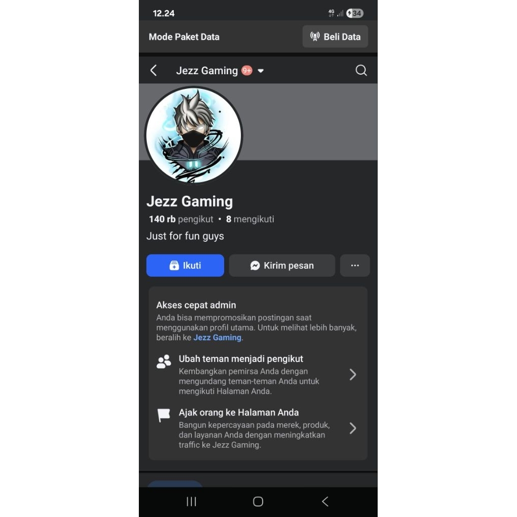 Jual Fanspage Berkualitas Follower real Indo hasil fyp konten viral