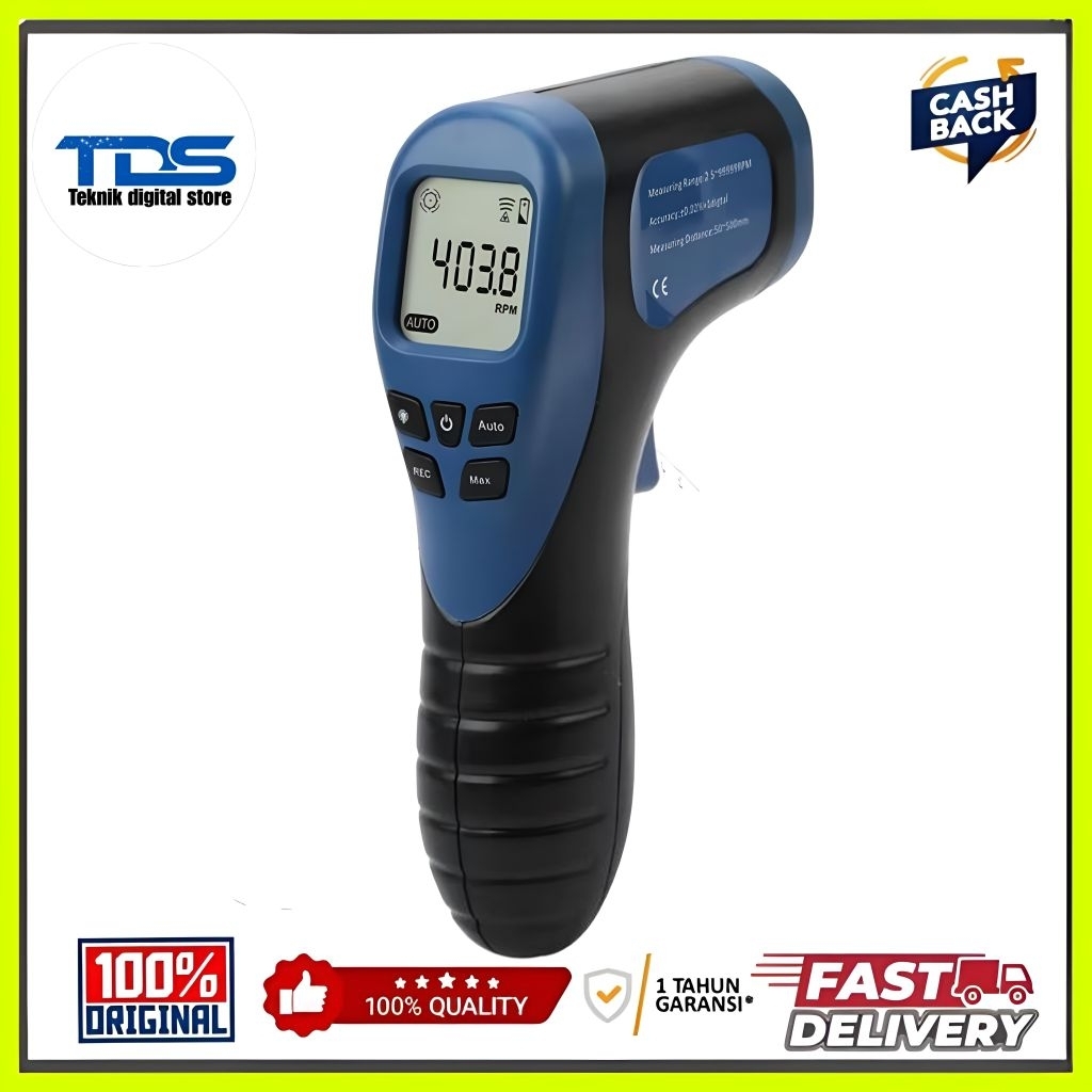 Digital Tachometer Laser Non Contact Tachometer RPM Meter Digital