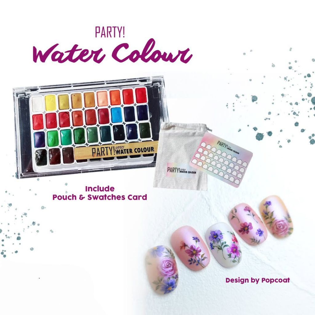 

PARTY! SET WATER COLOR PALLET ORIGINAL PARTY! MADE IN KOREA WATER COLOR
