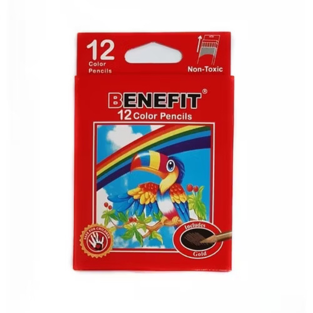 

BENEFIT PENSIL WARNA ISI 12 PENDEK / PENSIL WARNA / PENSIL WARNA LENGKAP / PW BENEFIT 12PD PW-1205