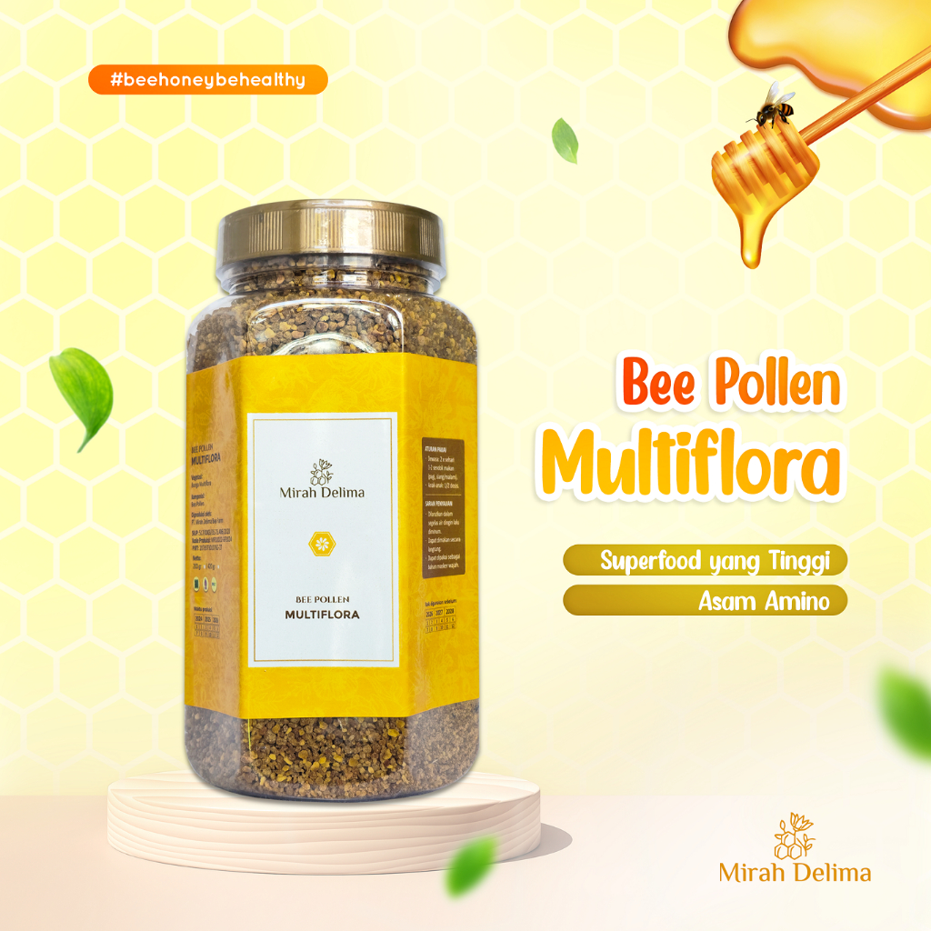 

Raw Bee Pollen - Natures Super Food - Multiflora
