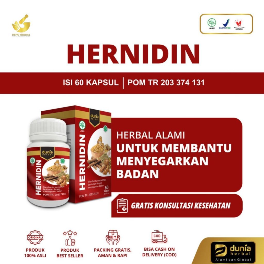 

HERNIDIN Herbal Hernia & Gangguan Pencernakan Ready Di Depo Herbal Grosir