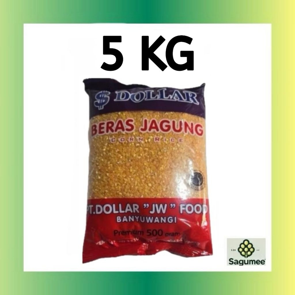 

Beras Jagung Organik Merk Dollar 5 KG Berkualitas Rendah Kalori Cocok Untuk Diet