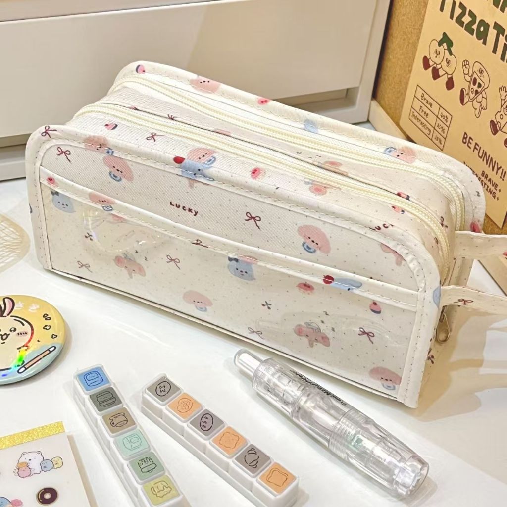 

Multi functional pencil case for students with high aesthetic value and large capacity stationery pencil case