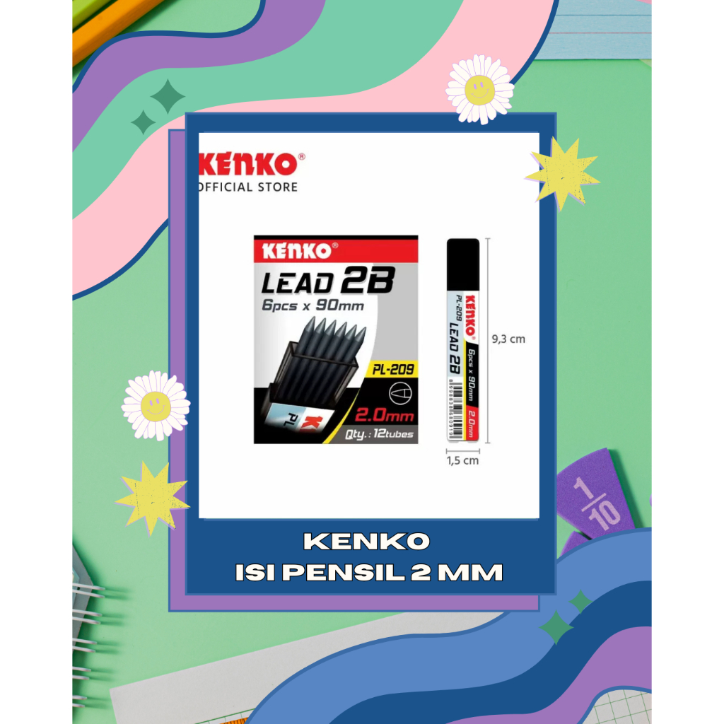 

KENKO ISI PENSIL 2B 2MM