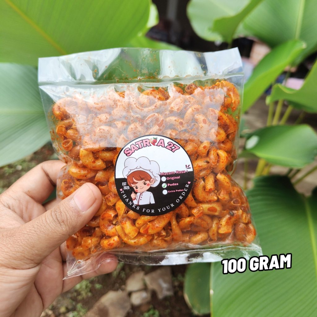 

Makroni Makaroni Cikruh Daun Jeruk Pedas 100 Gram Viral Murah