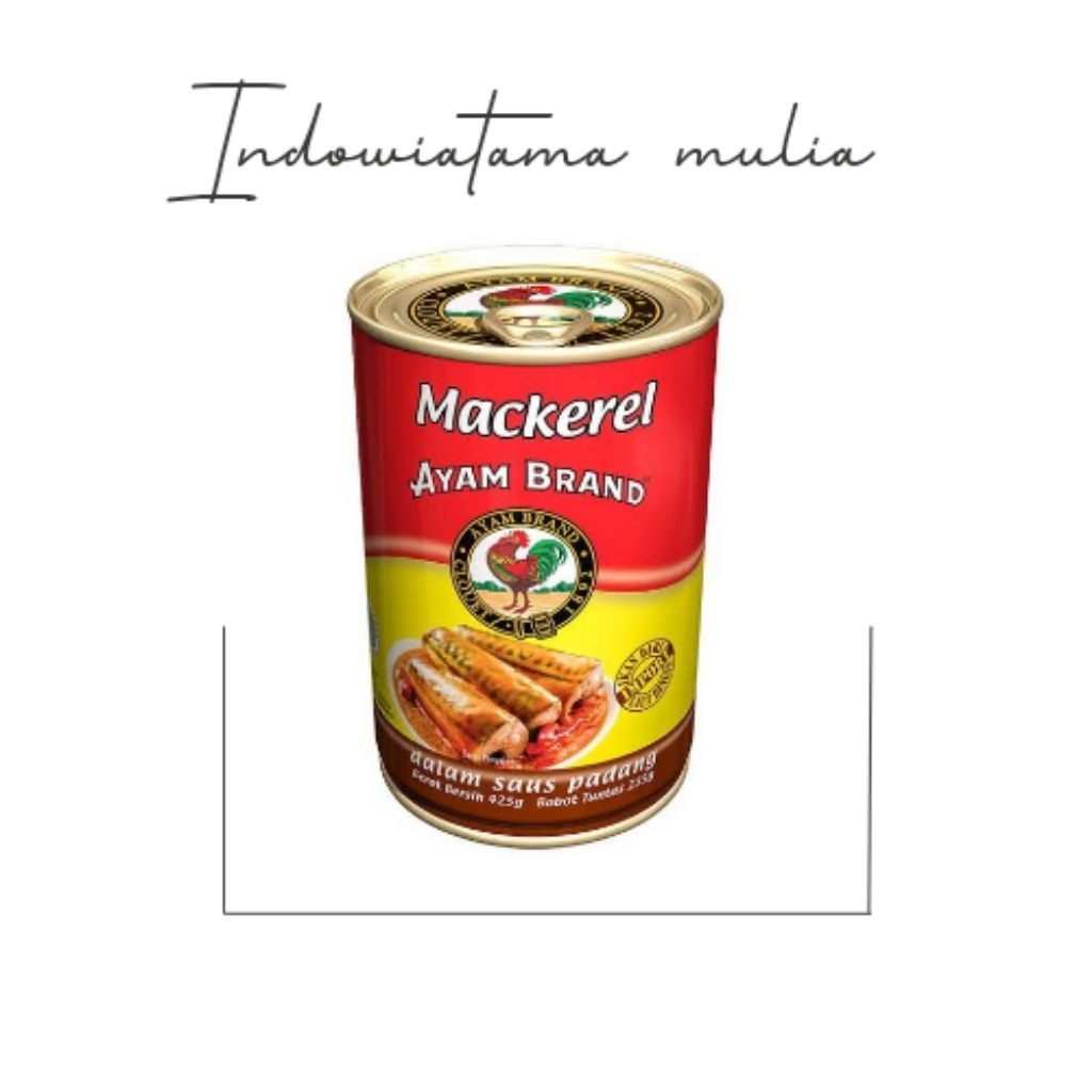 

AYAM BRAND SARDINES & MACKEREL SAOS TOMAT / SAOS PADANG