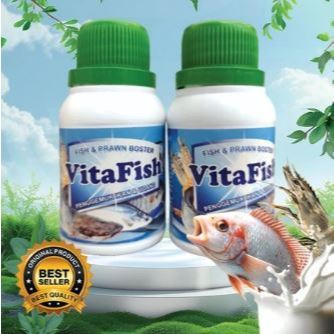 VITAFISH 250 - Probiotik Ikan Vitamin Ikan Penggemuk Ikan Sidat Gurami Mujair Nila Lele Mempercepat 