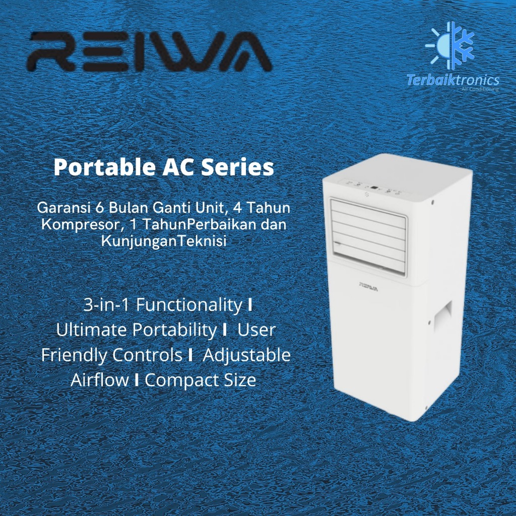 AC Reiwa Portable 1 PK - 1,5 PK CP0901RB /CP1201RB