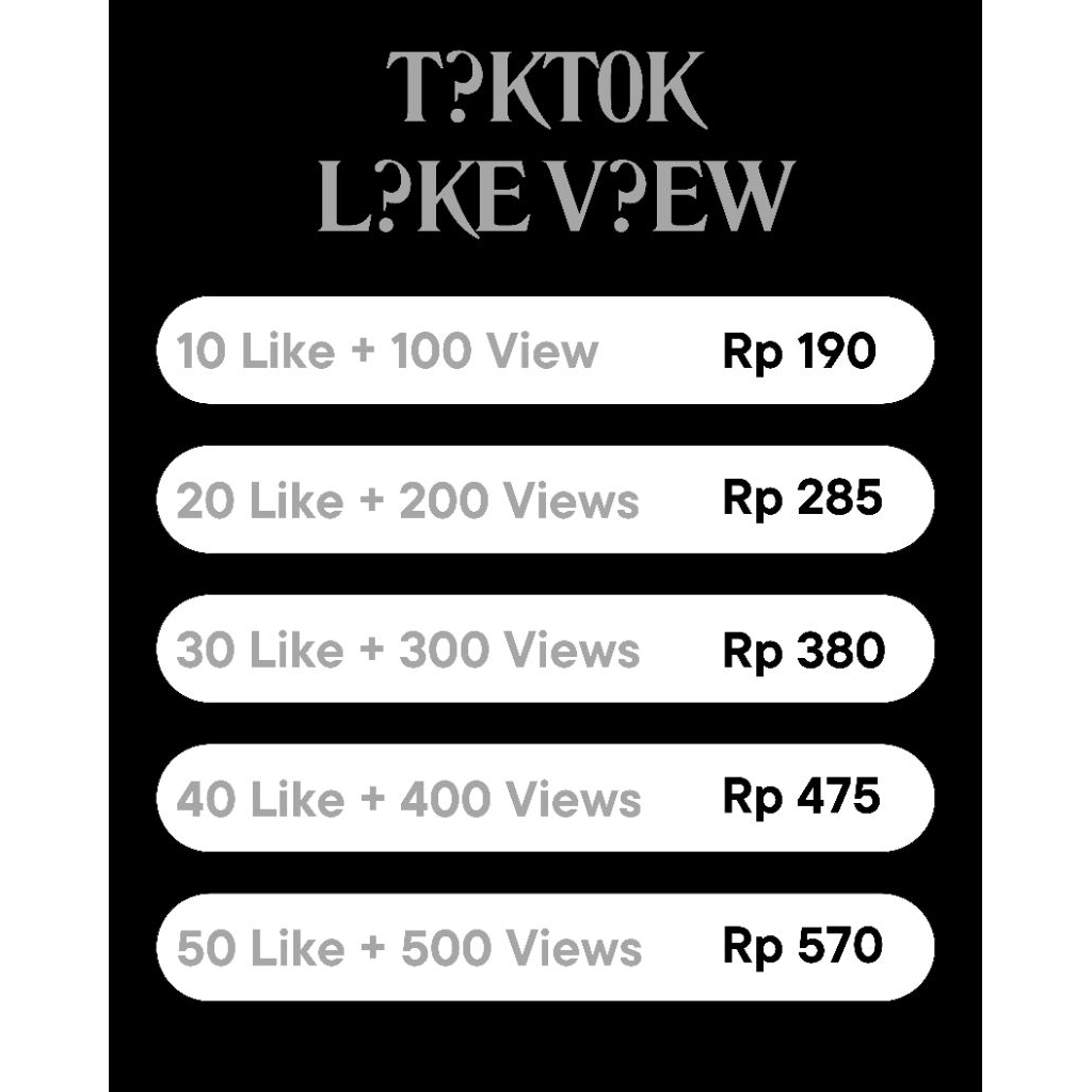 Tiktok.Fyp Like views
