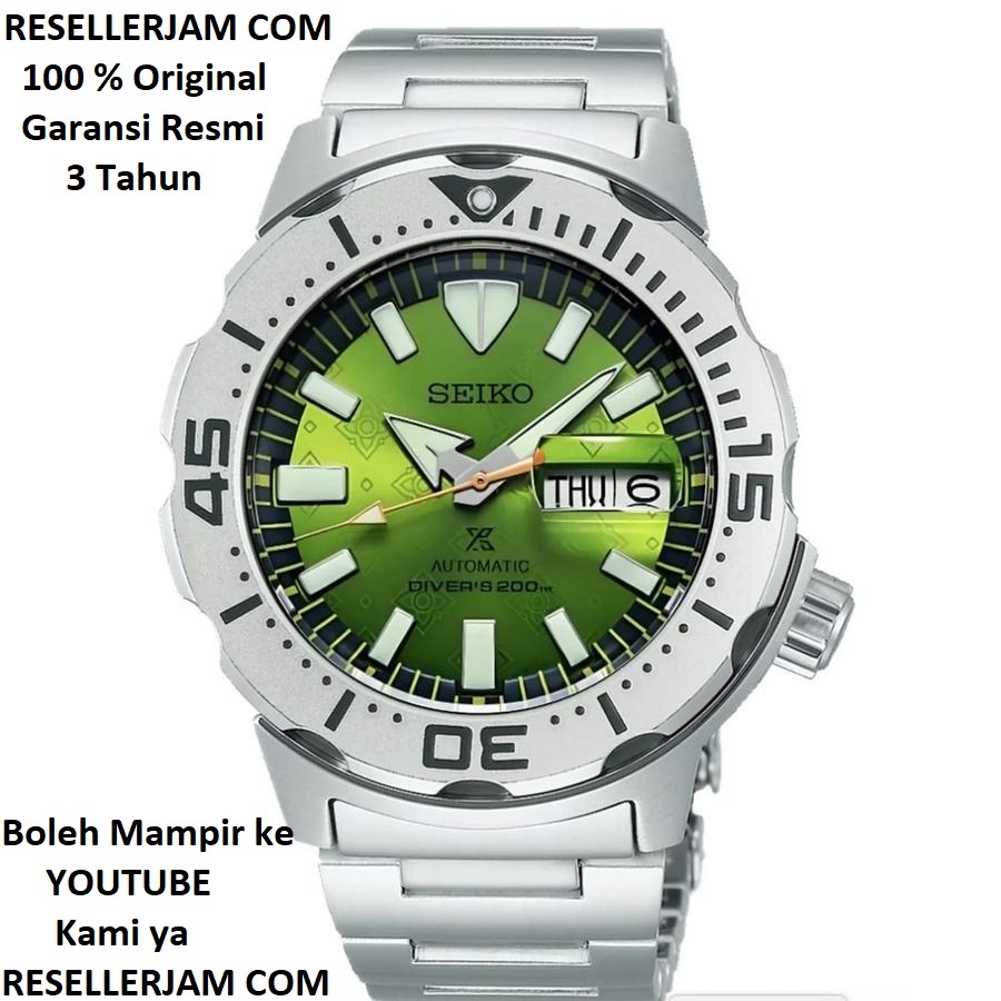 Jam Tangan Seiko THAILAND Prospex Diver Limited Edition SRPL41 SRPL41K1 Monster Original Garansi Res