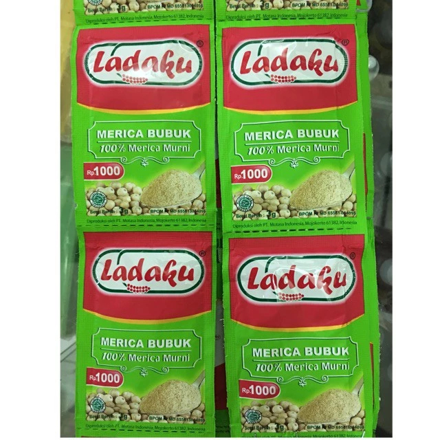 

Ladaku Merica Bubuk Murni 12x3gr Berkualitas Tinggi