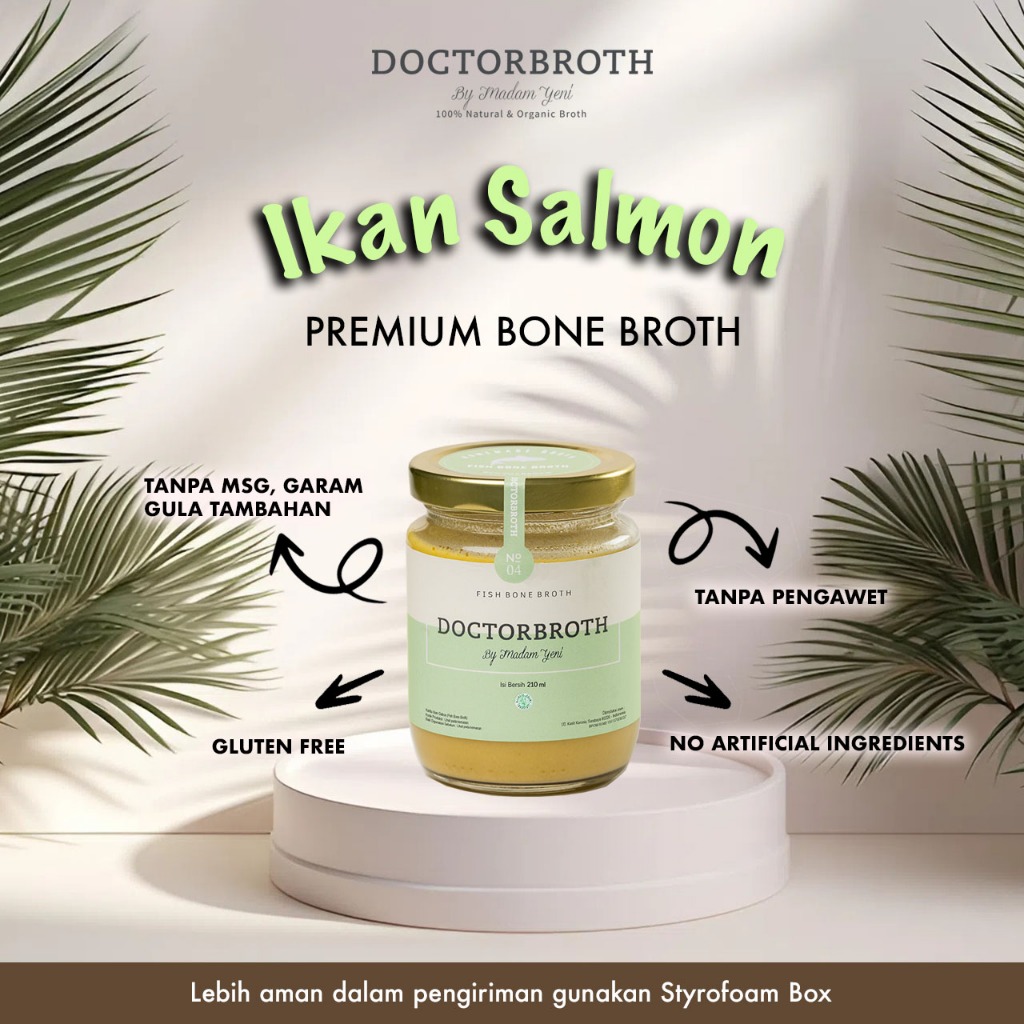 

Ikan Salmon Bone Broth DOCTORBROTH Surabaya Barat