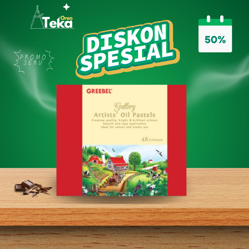 

Greebel Oil Pastel Artist 12,24,48 warna Crayon Oil Pastel krayon Greebel Murah Berkwalitas
